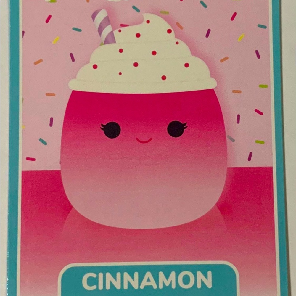 Cinnamon Squishmallow trading card